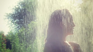 This Weird Portable Shower Sprays Water Up Instead of Down